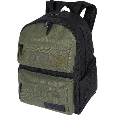 0404051147224-Sac à dos Kaporal Boy - 2 compartiments - noir et kaki - Oberthur--0
