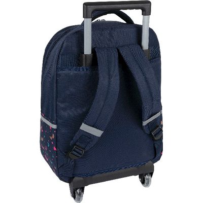 3664447121895-Sac à dos à roulettes Little Karl Marc John - bleu marine - Oberthur--1