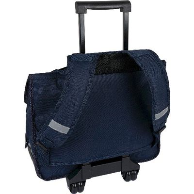 3664447121918-Cartable à roulettes Little Karl Marc John 41 cm - 2 compartiments - bleu marine - Oberthur--1