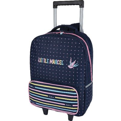 3664447121949-Sac à dos à roulettes Little Marcel - 1 compartiment - Oberthur--0