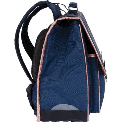 3664447121772-Cartable By Oberthur Girl 38 cm - 2 compartiments - marine - Oberthur--4