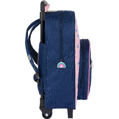 3664447121451-Sac maternelle à roulettes Chaton - 1 compartiment - Oberthur--5