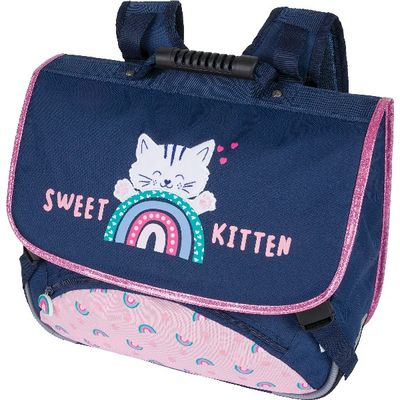 3664447121475-Cartable Chaton 38 cm - 2 compartiments - Oberthur--0