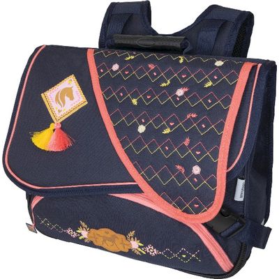 3664447121703-Cartable Cheval 38 cm - 2 compartiments - Oberthur--0