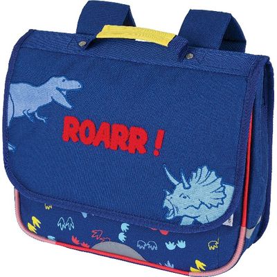 3664447122359-Cartable Dino 35 cm - 1 compartiment - marine - Oberthur--0