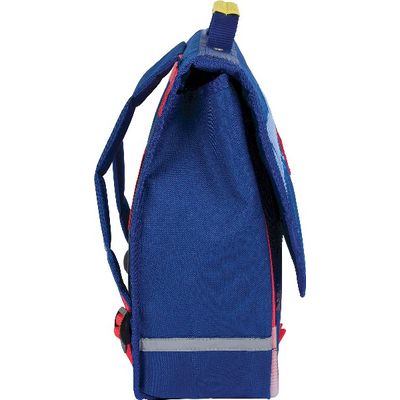 3664447122359-Cartable Dino 35 cm - 1 compartiment - marine - Oberthur--4