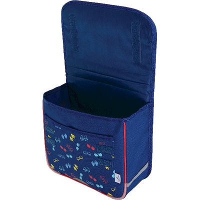 3664447122359-Cartable Dino 35 cm - 1 compartiment - marine - Oberthur--5