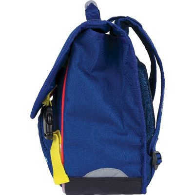3664447122366-Cartable Dino 38 cm - 2 compartiments - marine - Oberthur--3