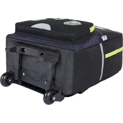 0404051148221-Sac à dos à roulettes Football - 1 compartiment - noir - Oberthur--2
