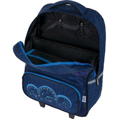 3664447122434-Sac à dos à roulettes Mégacars - 1 compartiment - 2 modèles disponibles - Oberthur--14