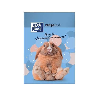 3147280096334-Cahier de textes Oxford Funny Pets - 15 x 21 cm - lapin - Hamelin--0