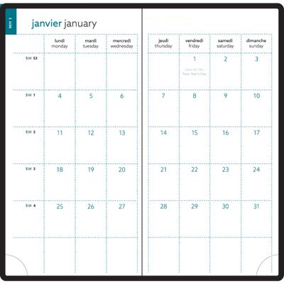 3660942078023-Agenda de poche Mini Labo - 1 semaine sur 2 pages - 9 x 17,5 cm - bleu - Exacompta--4