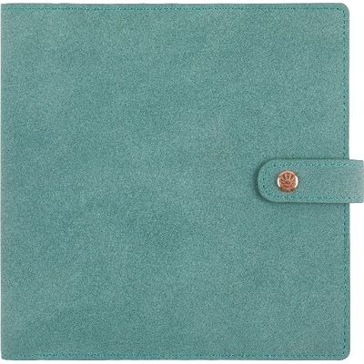 3664447135793-Agenda spiralé Ramatuelle - 1 semaine sur 2 pages - 16,5 x 16,5 cm - bleu celadon - Oberthur--0