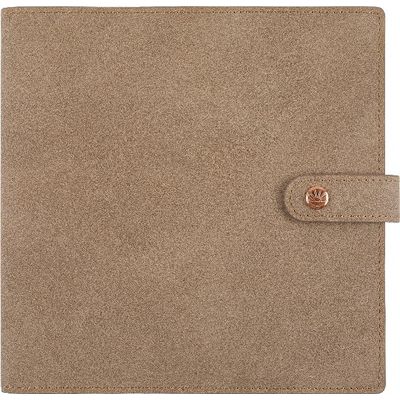 3664447135816-Agenda spiralé Ramatuelle - 1 semaine sur 2 pages - 16,5 x 16,5 cm - taupe - Oberthur--0