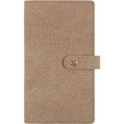 3664447135847-Agenda de poche spiralé Ramatuelle - 1 semaine sur 2 pages - 9,5 x 17,5 cm - taupe - Oberthur--0