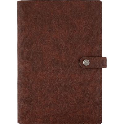 3664447129563-Agenda spiralé Louisiane - 1 semaine sur 2 pages - 17 x 24,5 cm - brun - Oberthur--0