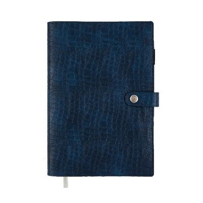 3664447129570-Agenda spiralé Louisiane - 1 semaine sur 2 pages - 17 x 24,5 cm - bleu denim - Oberthur--0