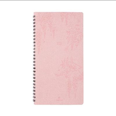 3664447130248-Agenda de poche Primrose - 1 semaine sur 2 pages - 9,5 x 17,5 cm - rose - Oberthur--0