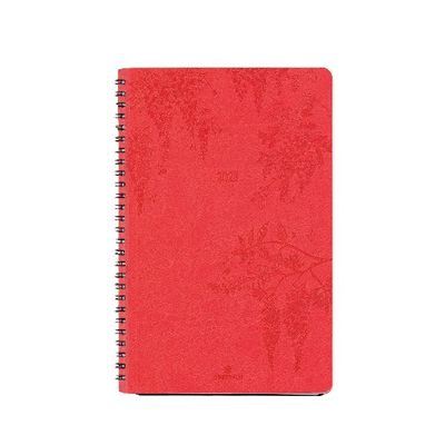 3664447130309-Agenda Primrose - 1 semaine sur 2 pages - 10 x 15 cm - corail - Oberthur--0