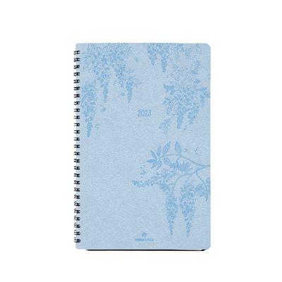3664447130316-Agenda Primrose - 1 semaine sur 2 pages - 10 x 15 cm - bleu ciel - Oberthur--0