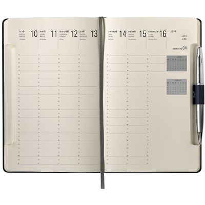 3664447128276-Agenda Eton - 1 semaine sur 2 pages - 13,4 x 21 cm - bleu - Oberthur--1