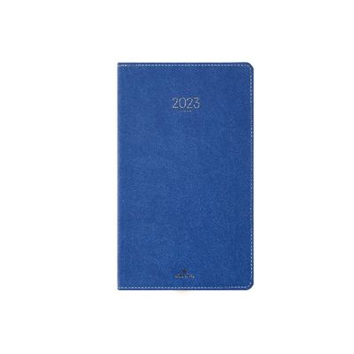 3664447128313-Agenda de poche Eton - 1 semaine sur 2 pages - 9,5 x 17,5 cm - bleu - Oberthur--0