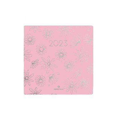3664447131474-Agenda Astoria - 1 semaine sur 2 pages - 16,5 x 16,5 cm - marguerite - Oberthur--0