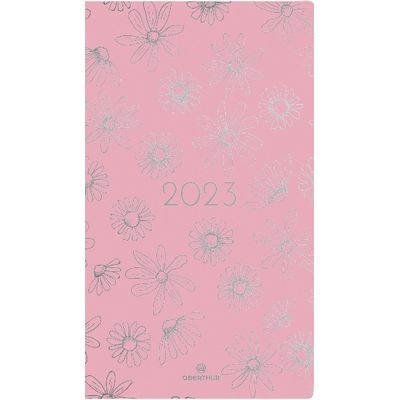 3664447131504-Agenda de poche Astoria - 1 semaine sur 2 pages - 9,5 x 17,5 cm - marguerite - Oberthur--0