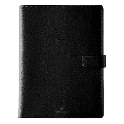 3664447133720-Agenda Milano - 1 semaine sur 2 pages - 22 x 28 cm - noir - Oberthur--0