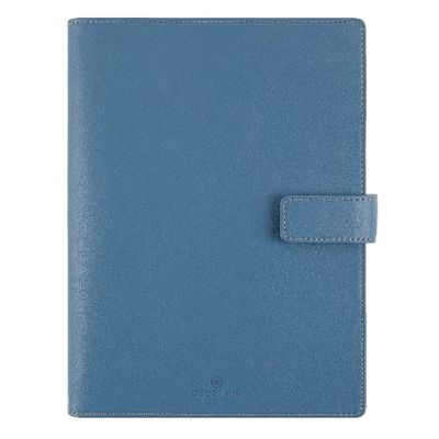 3664447133812-Agenda Milano - 1 semaine sur 2 pages - 22 x 28 cm - bleu denim - Oberthur--0