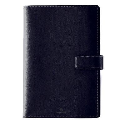 3664447133959-Agenda Milano - 1 semaine sur 2 pages - 17 x 24,5 cm - bleu marine - Oberthur--0
