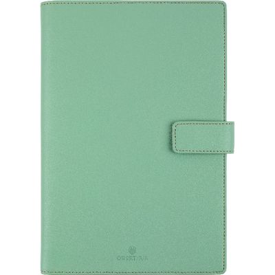 3664447134000-Agenda Milano - 1 semaine sur 2 pages - 17 x 24,5 cm - amande - Oberthur--0