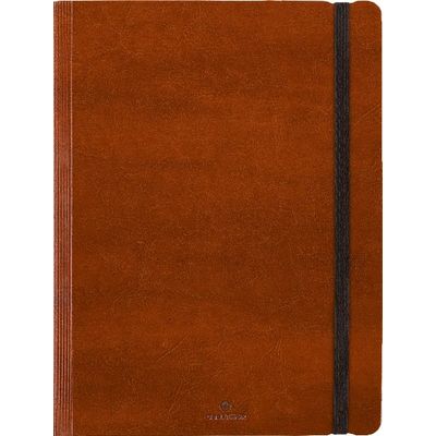 3664447133478-Agenda spiralé Medicis - 1 semaine sur 2 pages - A4 - marron - Oberthur--0