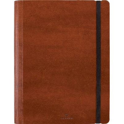 3664447129778-Agenda Medicis - 1 semaine sur 2 pages - 22 x 28 cm - marron - Oberthur--0