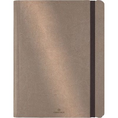 3664447129785-Agenda Medicis - 1 semaine sur 2 pages - 22 x 28 cm - perle métallisé - Oberthur--0