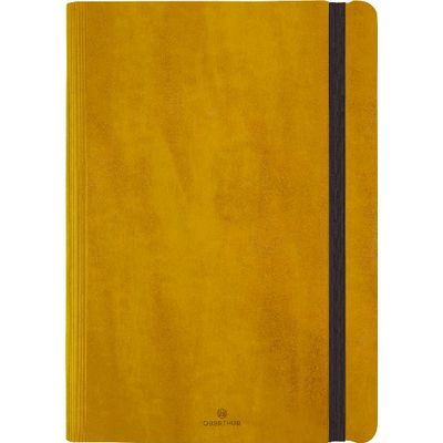 3664447129808-Agenda Medicis - 1 semaine sur 2 pages - 17 x 24,5 cm - moutarde - Oberthur--0