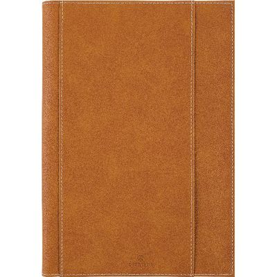 3664447131627-Agenda spiralé Burgos - 1 semaine sur 2 pages - 22 x 28 cm - camel - Oberthur--0
