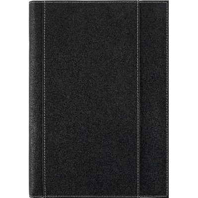 3664447131634-Agenda spiralé Burgos - 1 semaine sur 2 pages - 17 x 24,5 cm - noir - Oberthur--0