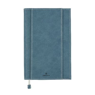 3664447131641-Agenda spiralé Burgos - 1 semaine sur 2 pages - 17 x 24,5 cm - bleu - Oberthur--0