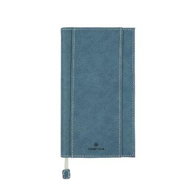 3664447131672-Agenda de poche spiralé Burgos - 1 semaine sur 2 pages - 9,5 x 17,5 cm - bleu - Oberthur--0