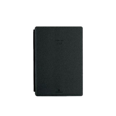 3664447134536-Agenda de poche Stan - 1 semaine sur 2 pages - 11,5 x 16 cm - anthracite - Oberthur--0