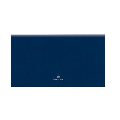 3664447133065-Agenda de poche à l'italienne Odessa - 1 semaine sur 2 pages - 9,5 x 17,5 cm - bleu - Oberthur--0