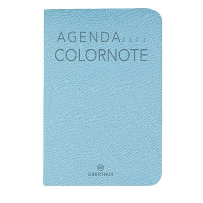 3664447133379-Agenda Colornote - 1 semaine sur 2 pages - 10 x 15 cm - bleu ciel - Oberthur--0