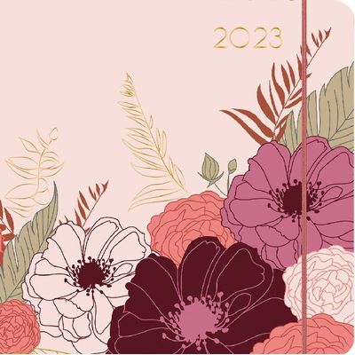 3664447134925-Agenda Giverny - 1 semaine sur 2 pages - 16,5 x 16,5 cm - nude - Oberthur--0
