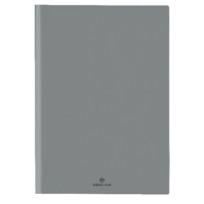 3664447132778-Agenda Malmö - 1 semaine sur 2 pages - 22 x 30,7 cm - gris - Oberthur--0