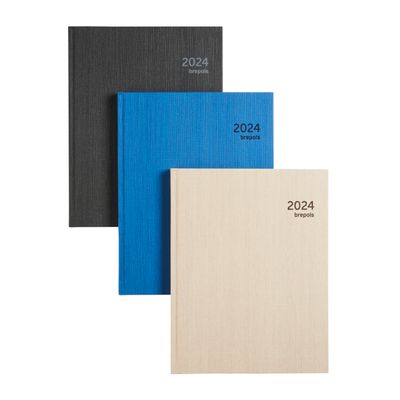 5412303377041-Agenda Kashmir Optivision - 1 semaine sur 2 pages - 17 x 22 cm - disponible dans différentes couleurs --0