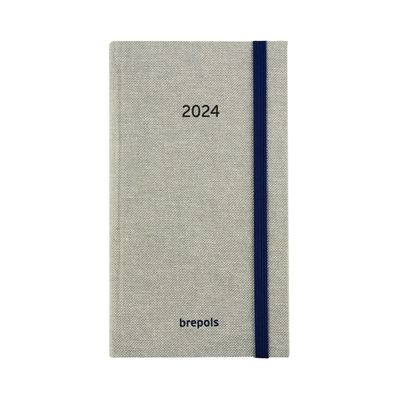 5412303377171-Agenda de poche Notavision Barista - 1 semaine sur 2 pages - 9 x 16 cm - bleu - Brepols--0