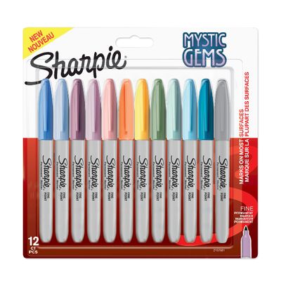3026981576812-Sharpie Mystic Gems - 12 marqueurs - couleurs assorties--0