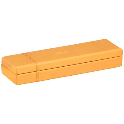 3037921188705-RHODIA Rhodiarama - Trousse plumier - orange - en polyuréthane--0