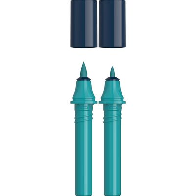 4004675158772-Schneider Paint-It 040 - pack de 2 cartouches de recharge Twin marker - 1 pointe ogive + 1 pointe pinceau ---0